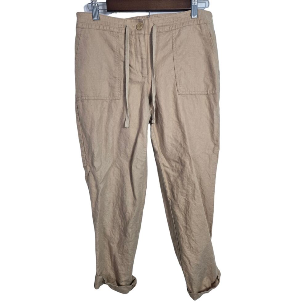 Talbots Petites Linen Cotton Cropped Pants – Size 6P